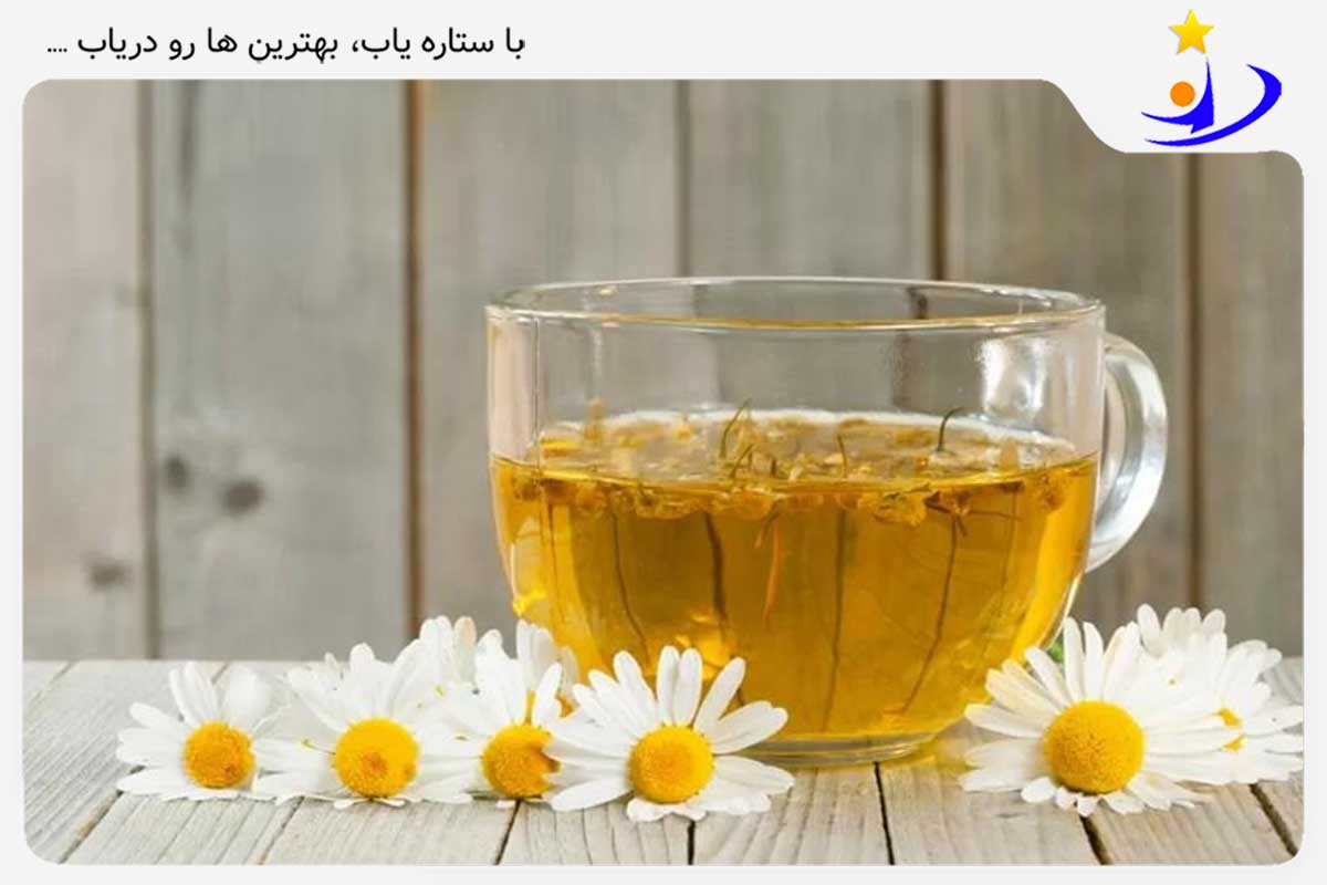 چای بابونه برای درمان کیسه صفرا